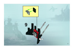 LEGO 7091 instructions page 7 – build guide