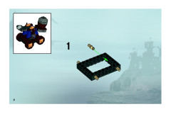 LEGO 7091 instructions page 8 – build guide