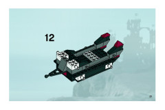 LEGO 7092 instructions page 21 – build guide
