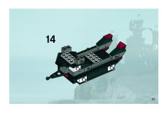 LEGO 7092 instructions page 23 – build guide