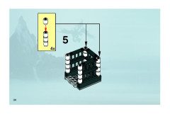 LEGO 7092 instructions page 34 – build guide