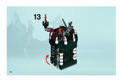 LEGO 7092 instructions page 42 – build guide