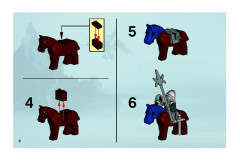 LEGO 7092 instructions page 6 – build guide