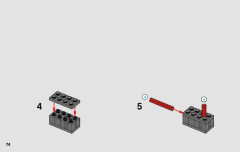 LEGO 70920 instructions page 74 – build guide