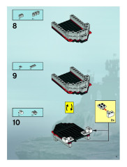 LEGO 7093 instructions page 11 – build guide