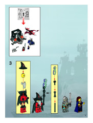 LEGO 7093 instructions page 3 – build guide