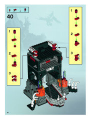 LEGO 7093 instructions page 38 – build guide