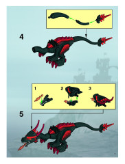 LEGO 7094 instructions page 7 – build guide