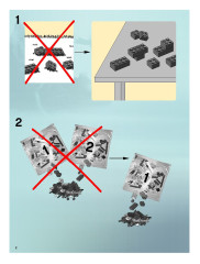 LEGO 7097 instructions page 2 – build guide