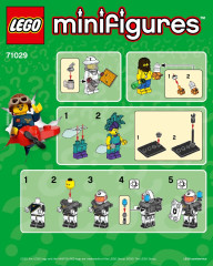 LEGO 71029 instructions page 1 – build guide