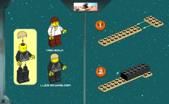 LEGO 7104 instructions page 2 – build guide
