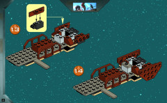 LEGO 7104 instructions page 8 – build guide