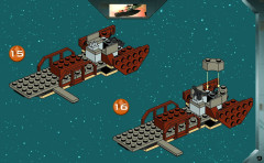 LEGO 7104 instructions page 9 – build guide