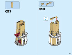 LEGO 71040 instructions page 449 – build guide