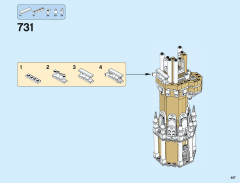 LEGO 71040 instructions page 467 – build guide