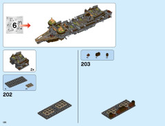 LEGO 71042 instructions page 128 – build guide