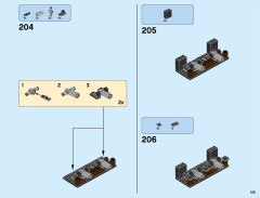 LEGO 71042 instructions page 129 – build guide