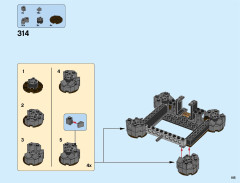 LEGO 71042 instructions page 185 – build guide