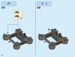 LEGO 71042 instructions page 186 – build guide