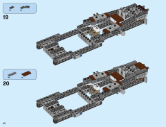 LEGO 71042 instructions page 22 – build guide