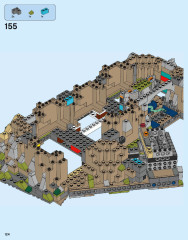 LEGO 71043 instructions page 124 – build guide