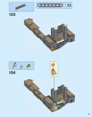 LEGO 71043 instructions page 77 – build guide