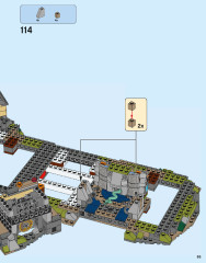 LEGO 71043 instructions page 85 – build guide