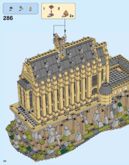 LEGO 71043 instructions page 110 – build guide