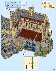 LEGO 71043 instructions page 113 – build guide