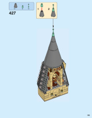 LEGO 71043 instructions page 185 – build guide