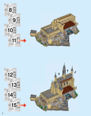 LEGO 71043 instructions page 4 – build guide