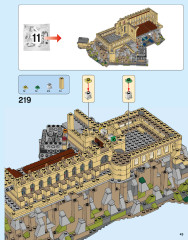 LEGO 71043 instructions page 43 – build guide