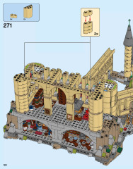 LEGO 71043 instructions page 122 – build guide