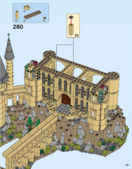 LEGO 71043 instructions page 131 – build guide
