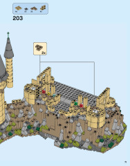 LEGO 71043 instructions page 71 – build guide