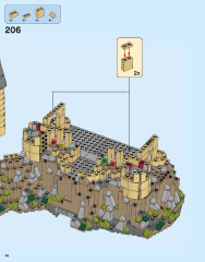 LEGO 71043 instructions page 74 – build guide