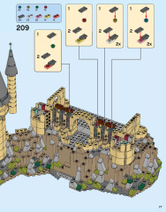 LEGO 71043 instructions page 77 – build guide