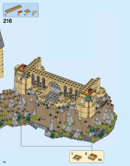 LEGO 71043 instructions page 84 – build guide