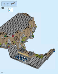 LEGO 71043 instructions page 80 – build guide