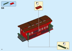 LEGO 71044 instructions page 44 – build guide