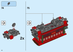 LEGO 71044 instructions page 48 – build guide