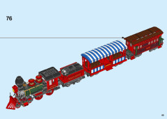 LEGO 71044 instructions page 49 – build guide
