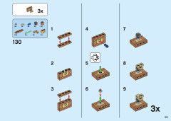 LEGO 71044 instructions page 129 – build guide