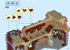 LEGO 71044 instructions page 155 – build guide