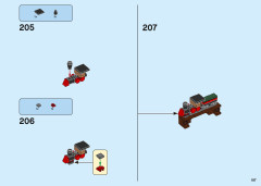 LEGO 71044 instructions page 187 – build guide