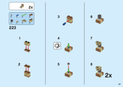 LEGO 71044 instructions page 197 – build guide