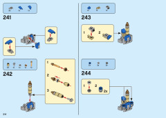 LEGO 71044 instructions page 214 – build guide
