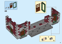 LEGO 71044 instructions page 45 – build guide