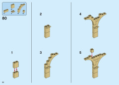 LEGO 71044 instructions page 84 – build guide