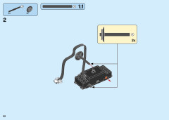 LEGO 71044 instructions page 68 – build guide
